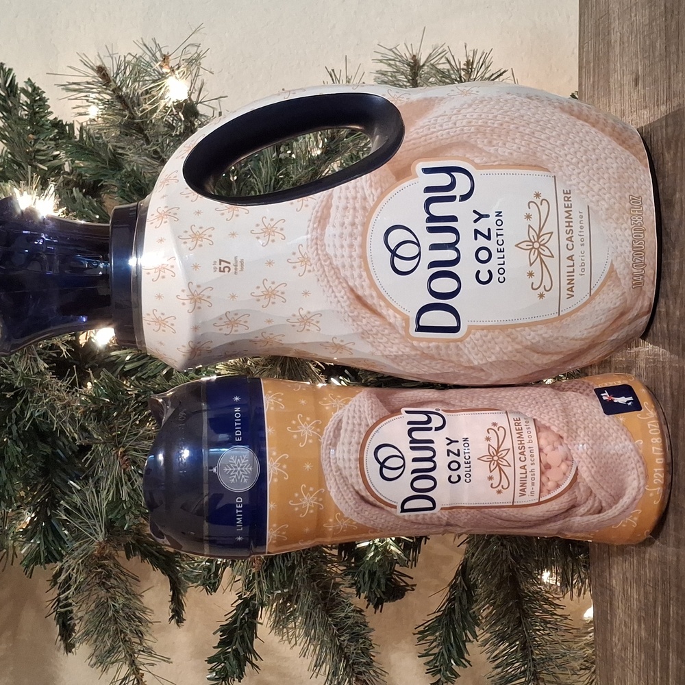 Downy Cozy Collection Limited Edition Vanilla Cashmere Fabric Softener & Beads